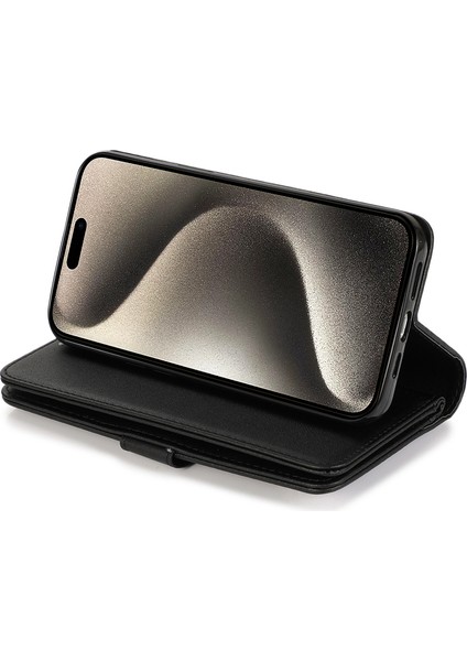 Iphone 14 Pro Max Cep Telefon Kılıfı 9 Kart Tutucu Glitter Toz Deri Kapak Black (Yurt Dışından) fiyatları