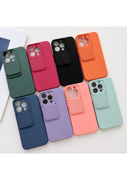 Dikey Slayt Kamera Ordu Yeşil ile iPhone 13 Pro Için Tmt Serisi Telefon Kılıfı (Yurt Dışından)