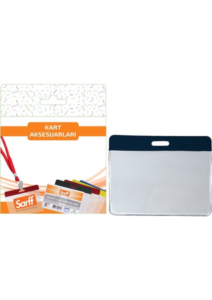 7.5x9.5cm Lacivert Kart Poşetleri Blister - 10ADET