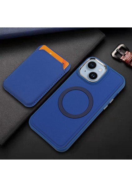 Iphone 15 Plus Manyetik Tpu Kasası Kart Tutucu Blak Ile Deri Tup Touch Popray Kapak (Yurt Dışından) fırsatları