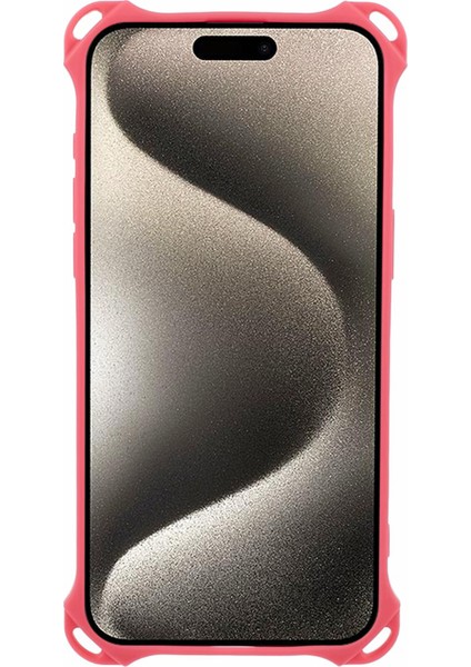 Iphone 15 Pro Max Case Bırak-Kötü Tpu Kart Yuvası Telefon Kapağı (Hassas Kesim) -Rose (Yurt Dışından)