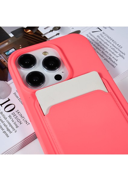Iphone 15 Pro Yumuşak Ince Koruyucu Kılıf Sıvı Silikon Kart Tutucu Kapak Strap-Rose (Yurt Dışından) indirimleri