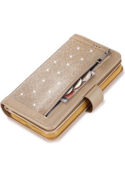 Iphone 12 Pro Max Cep Telefon Kılıfı Strap 9 Kart Tutucu Pu Deri Kapak-Sold (Yurt Dışından) modelleri