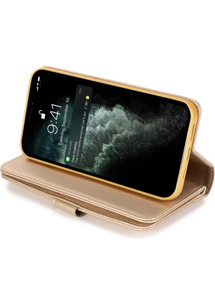 Iphone 12 Pro Max Cep Telefon Kılıfı Strap 9 Kart Tutucu Pu Deri Kapak-Sold (Yurt Dışından) fırsatları