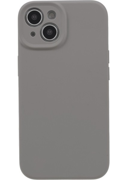 iPhone 14 Plus Içinsıvı Silikon+Pc Telefon Kılıfı Plus Çizgiye Karşı Çizgi Anti Kesik Telefon Kapak Grey (Yurt Dışından)