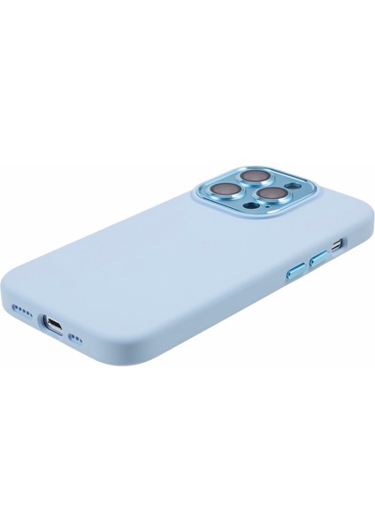 Iphone 14 Pro Max Metal+Temsilli Cam Lens Koruyucu Telefon Kılıfı Sıvı Silikon+Pc Anti-Güz Anti Cover-Chyan (Yurt Dışından) modelleri