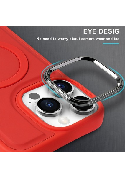 Iphone 15 Pro Magnetic Telefon Kılıfı Için Yumuşak Tpu Kart Tutucu-Blackish Green ile Cilt Touch Kapağı (Yurt Dışından) indirimleri