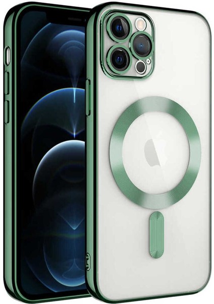 Apple iPhone 13 Pro Max Kılıf Demre Kamera Korumalı Wiriless Özellikli Kapak