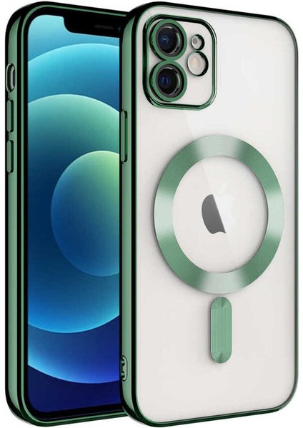 Apple iPhone 12 Kılıf Demre Kamera Korumalı Wiriless Özellikli Kapak