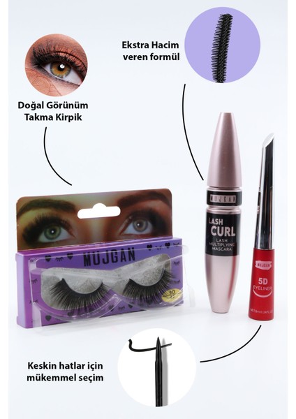 Gelin Çeyiz 62 Parça Makyaj Seti - Açık Ton Mujgan fırsatları