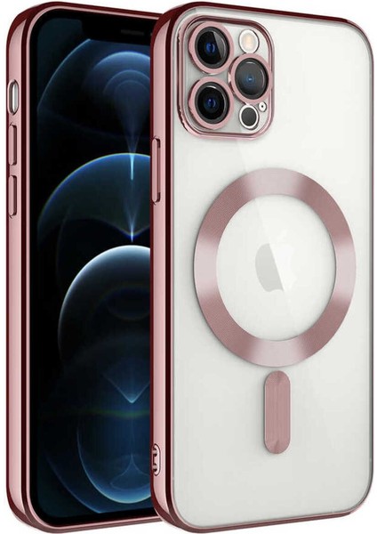Apple iPhone 13 Pro Max Kılıf Demre Kamera Korumalı Wiriless Özellikli Kapak