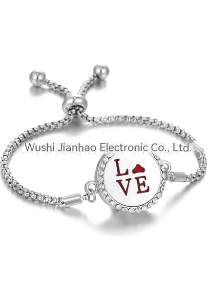 Paslanmaz Çelik Içi Boş Aromaterapi Esansiyel Yağı Bileklik (Yurt Dışından)