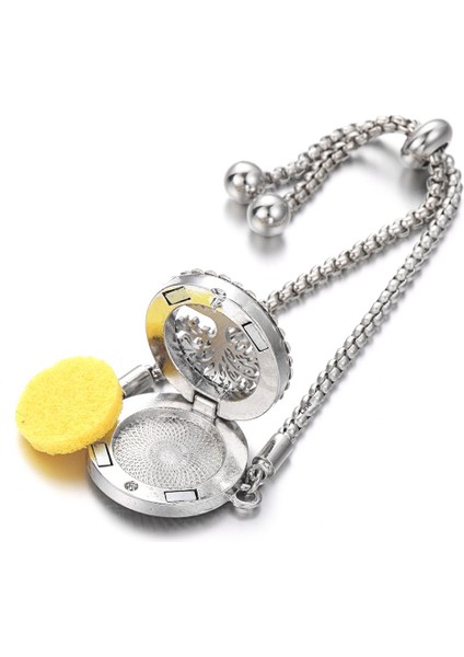 Paslanmaz Çelik Içi Boş Aromaterapi Esansiyel Yağı Bileklik (Yurt Dışından) fiyatları