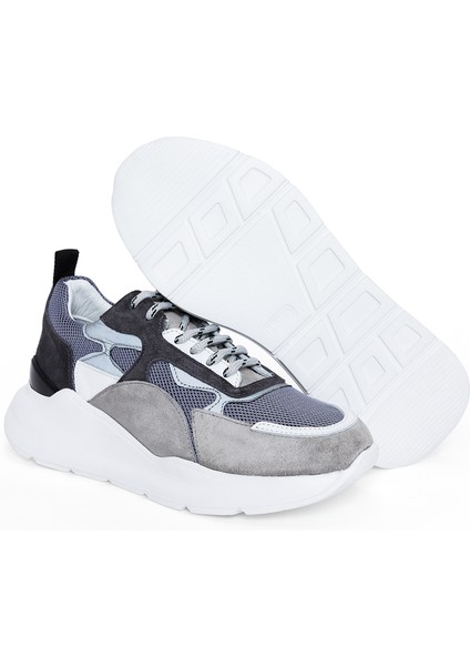 Erkek Gri %100 Deri Sneaker 50261263-100 indirimleri