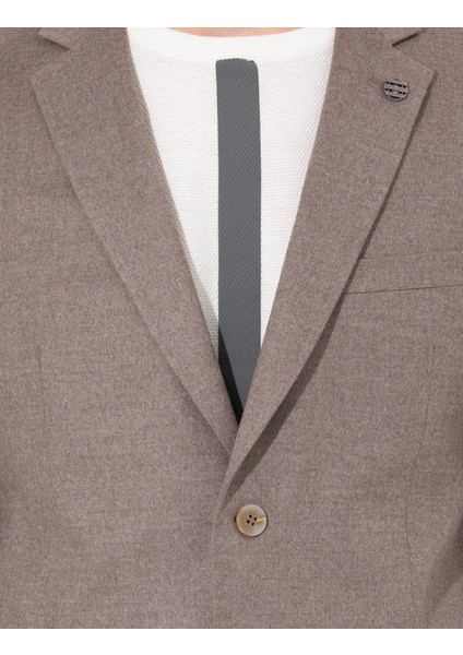 Erkek Açık Kahverengi Slim Fit Takım Elbise 50260093-VR002 indirimleri