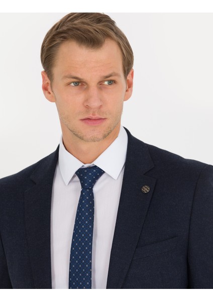 Erkek Lacivert Slim Fit Takım Elbise 50260093-VR033 fiyatları