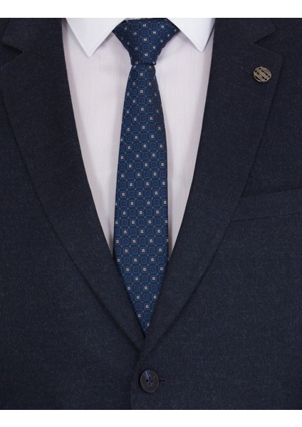 Erkek Lacivert Slim Fit Takım Elbise 50260093-VR033 indirimleri