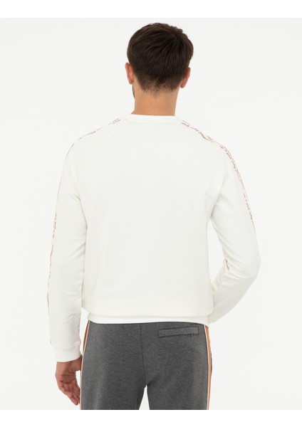 Erkek Ekru Sweatshirt 50241386-VR019 fırsatları