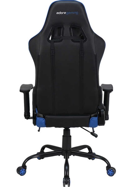 adore mobilya Adore Gaming Combo Profesyonel Oyuncu ve Çalışma Koltuğu-Siyah-Mavi 71X130-139,5X58 cm (Gxyxd)