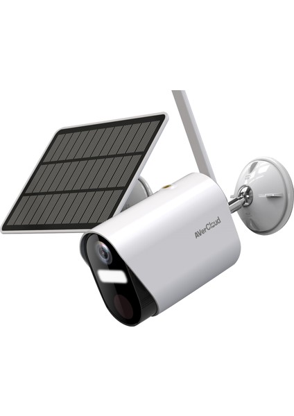 Avercloud AC-S12 Ip Wıfı Spotlıght 2X6500K Beyaz LED Pır Bullet Solar Kamera