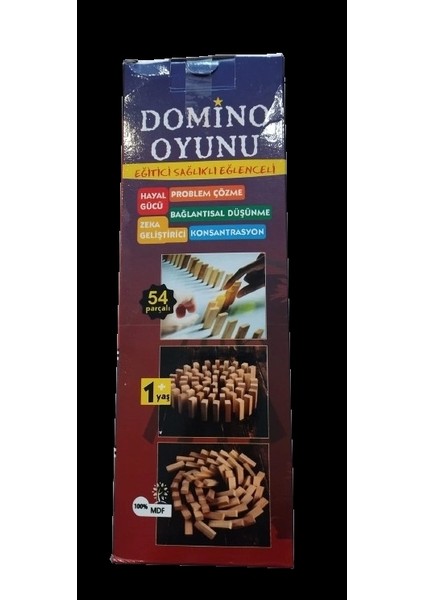 54 Parça Ahşap Jenga