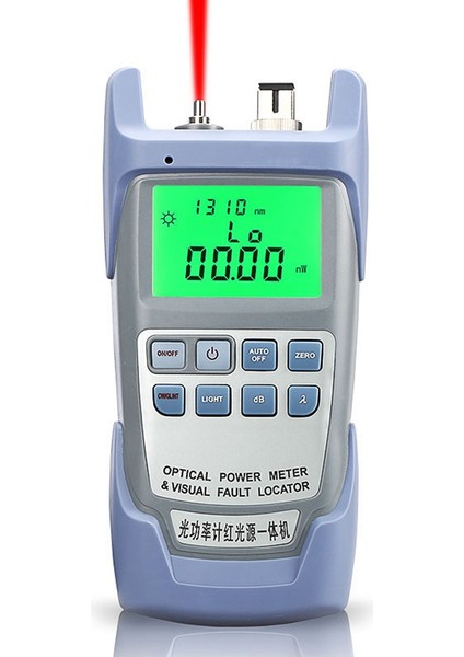 AUA-9A DXP-50D, Görsel Arıza Buluculu Optik Fiber Test Cihazı 10KM VFL10 Mw (Yurt Dışından)