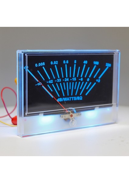 Sürücü Kartı Vu Metre Ses Arka Işık Analog Dijital Güç Ölçer (Yurt Dışından)