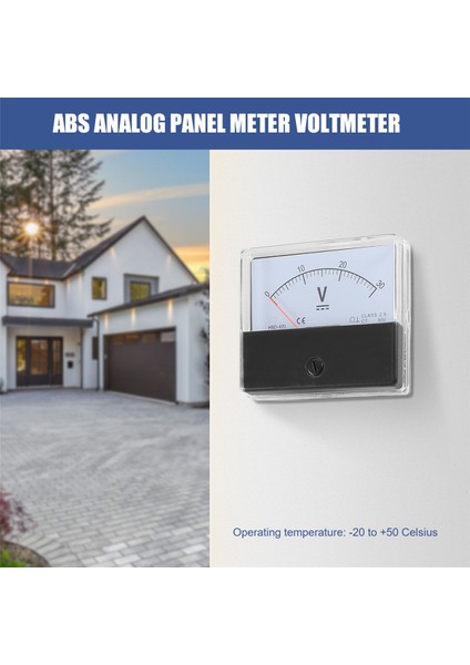 DH-670 Doğruluk Dc 30V Analog Panel Metre Voltmetre (Yurt Dışından)