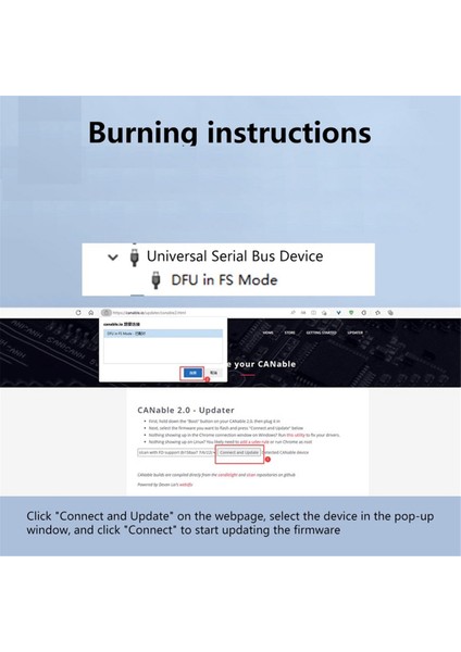 Usb'den Can Modülüne Destek Can Taşınabilir Can Bus Analizörü V2.0 Sürümü (Yurt Dışından)