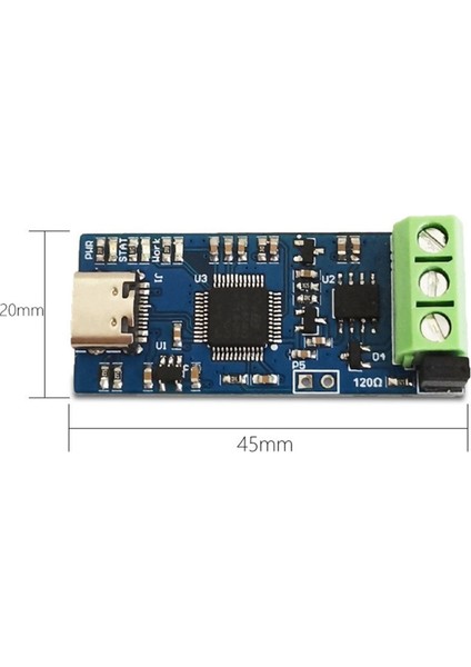 Usb'den Can Modülüne Destek Can Taşınabilir Can Bus Analizörü V2.0 Sürümü (Yurt Dışından)