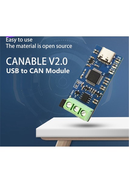 Usb'den Can Modülüne Destek Can Taşınabilir Can Bus Analizörü V2.0 Sürümü (Yurt Dışından)