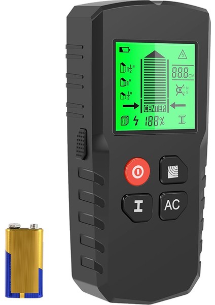 Saplama Bulucu Duvar Tarayıcı, 5'i 1 Arada Çok Amaçlı Elektronik Saplama Sensörü (Yurt Dışından)