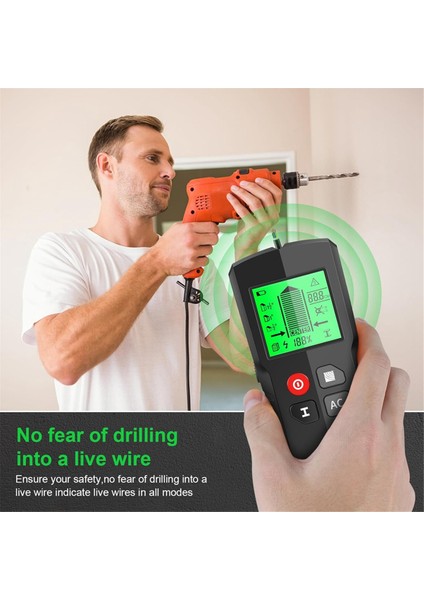 Saplama Bulucu Duvar Tarayıcı, 5'i 1 Arada Çok Amaçlı Elektronik Saplama Sensörü (Yurt Dışından) fiyatları