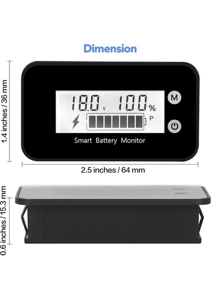 7-100V Braketli Akıllı Monitör, Beyaz (Yurt Dışından)