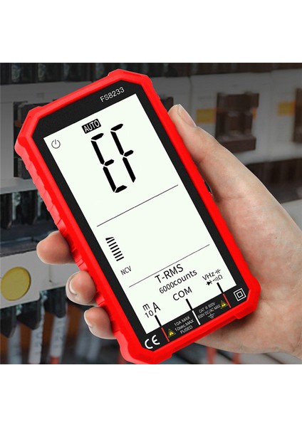 FS8233 Kapasitans Multimetre Ohm Hertz Test Cihazı 1000V10A/20A (Kırmızı) (Yurt Dışından) modelleri