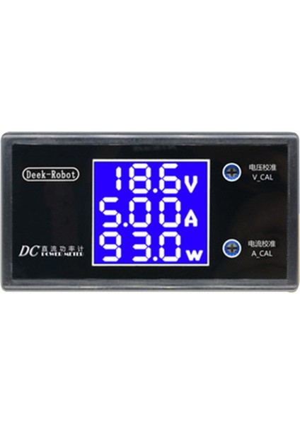 Gerilim Akım Güç Ölçer LCD Voltmetre AMPERMETRE(100V 10A) (Yurt Dışından)