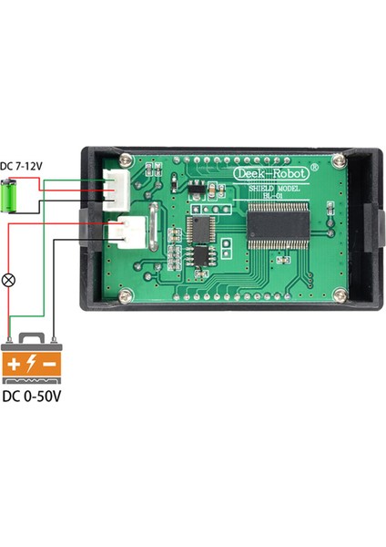 Gerilim Akım Güç Ölçer LCD Voltmetre AMPERMETRE(100V 10A) (Yurt Dışından)