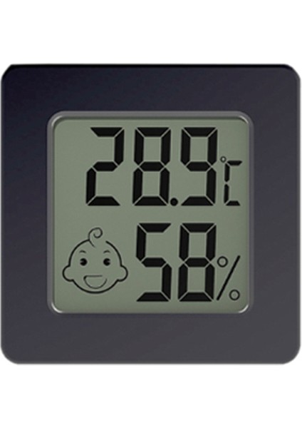 Siyah Mini LCD Dijital Termometre Higrometre Ölçer (Yurt Dışından) indirimleri