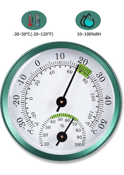 Mini 2'si 1 Arada Termometre Higrometre -30°c -50° Sera Için Hayır (Yurt Dışından) fiyatları