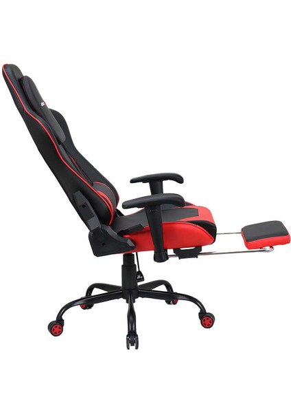 adore mobilya Adore Gaming Combo Profesyonel Oyuncu ve Çalışma Koltuğu-Siyah-Kırmızı 71X130-139,5X58 cm (Gxyxd)