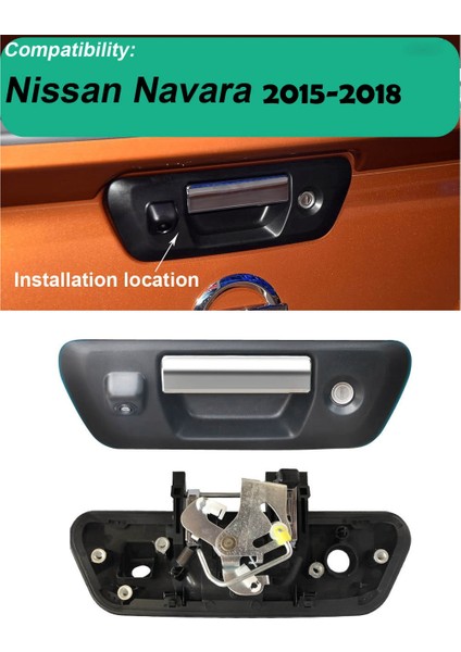 Nıssan Navara 15-18 Için Araba Dikiz Yedekleme Bagaj Kapağı Kolu Kamera (Yurt Dışından) indirimleri