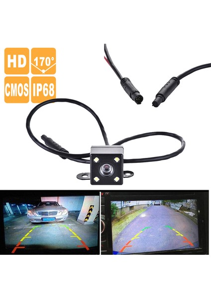 Adet 5 Pin Araç Arka Görüş Kamerası Ters 170 Derece Geniş Açı (Yurt Dışından) indirimleri