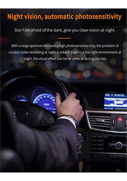 1080P Sürüş Kaydedici USB Çinko Alaşımlı Geniş Açılı Hareket Navigatörü (Yurt Dışından) modelleri