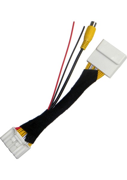 Mazda 2 Için 28 Pin Araba Rca Video Ters Kamera Dönüştürme Kablosu Adaptörü (Yurt Dışından)