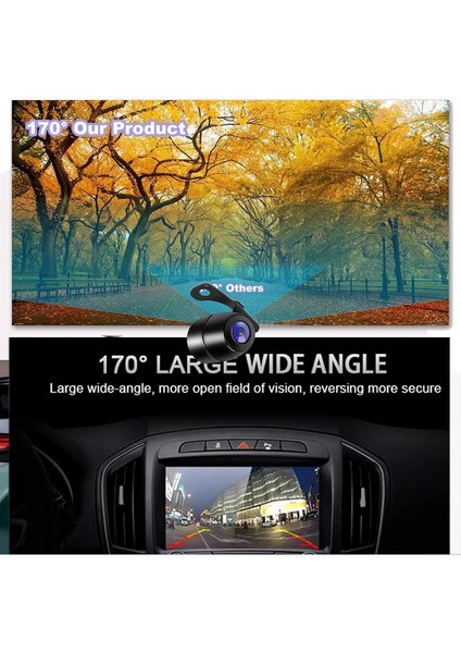 Araç Yedekleme Kamerası Mini Park Kamerası Cmos 170 Derece Gece Görüşü (Yurt Dışından) modelleri