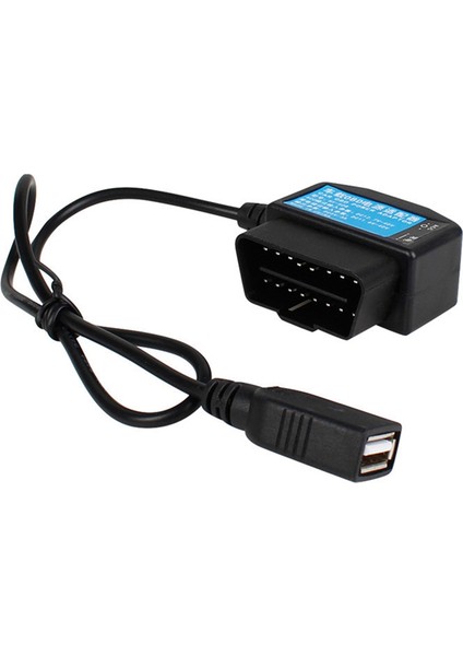 24 Saat 5V 3A USB Araç Şarj Kablosu Obd Donanım Seti (Yurt Dışından)