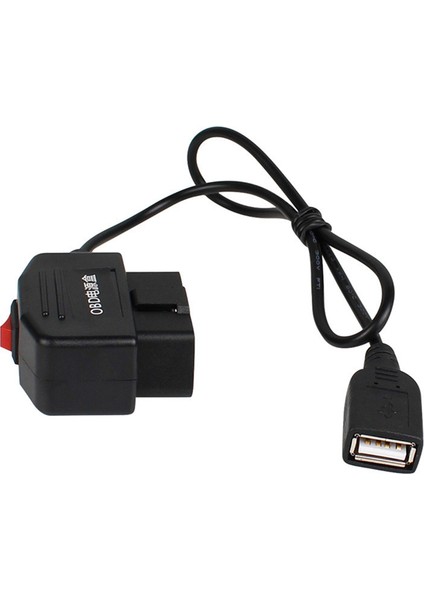 24 Saat 5V 3A USB Araç Şarj Kablosu Obd Donanım Seti (Yurt Dışından)