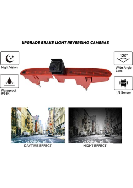 Citroen Için Araba Yüksek Fren Lambası Geri Kamera Arka Görüş Kamerası (Yurt Dışından) fırsatları