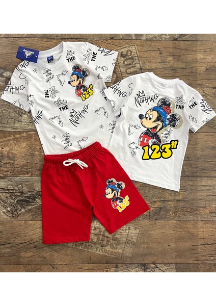 Mickey Mause Şortlu Takım
