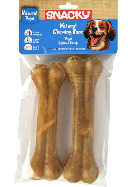 Nat. Köpek Çiğneme Kemiği 15CM *2'li *155G *10 Paket